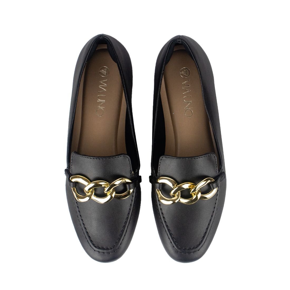 Mocassim Via Uno Corrente Preto 5