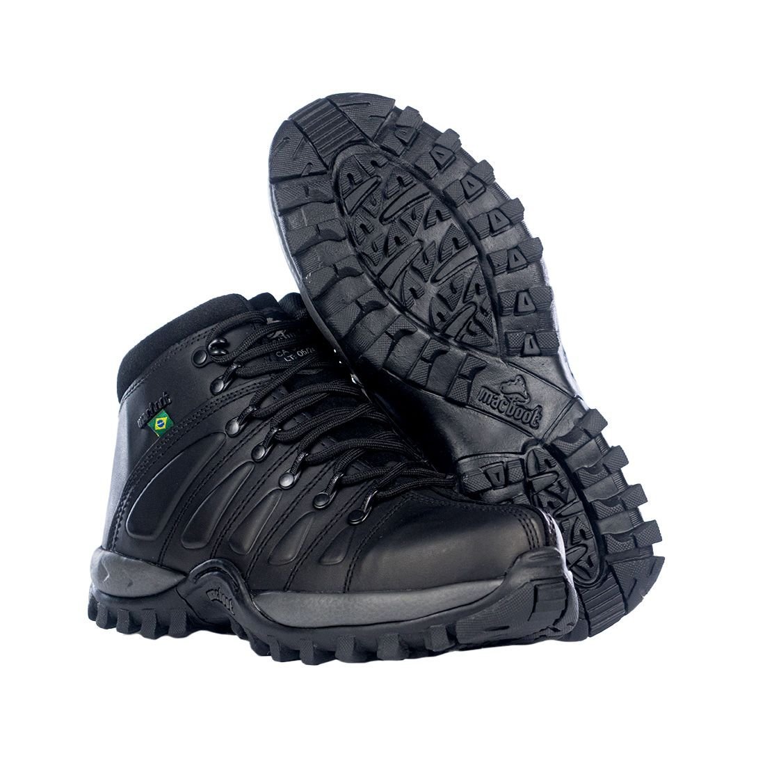 Bota Macboot Segurança Cano Alto Preto 4