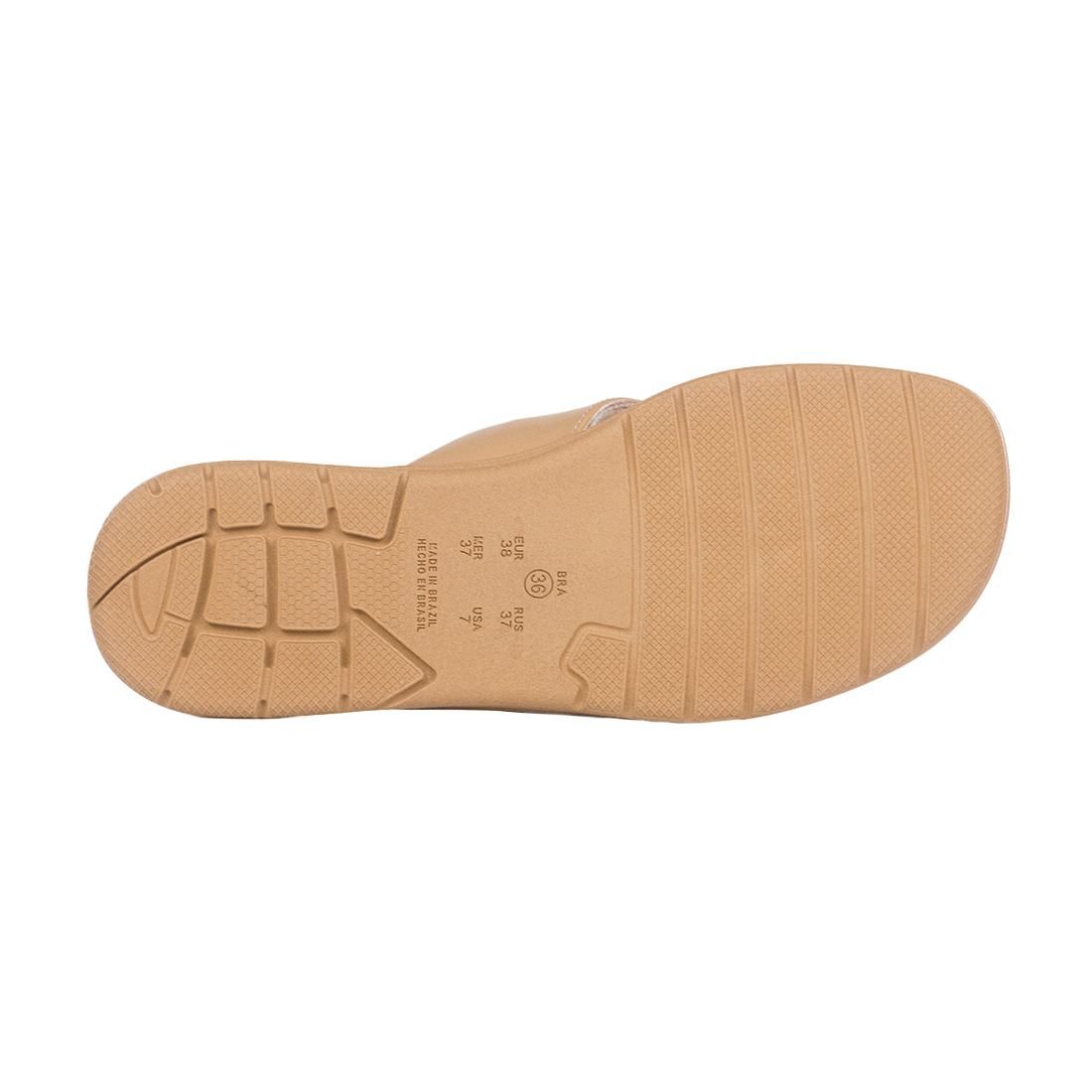 Chinelo Comfortflex Bege 4