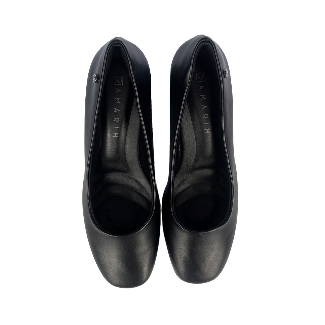 Scarpin Ramarim Salto Bloco Preto 5