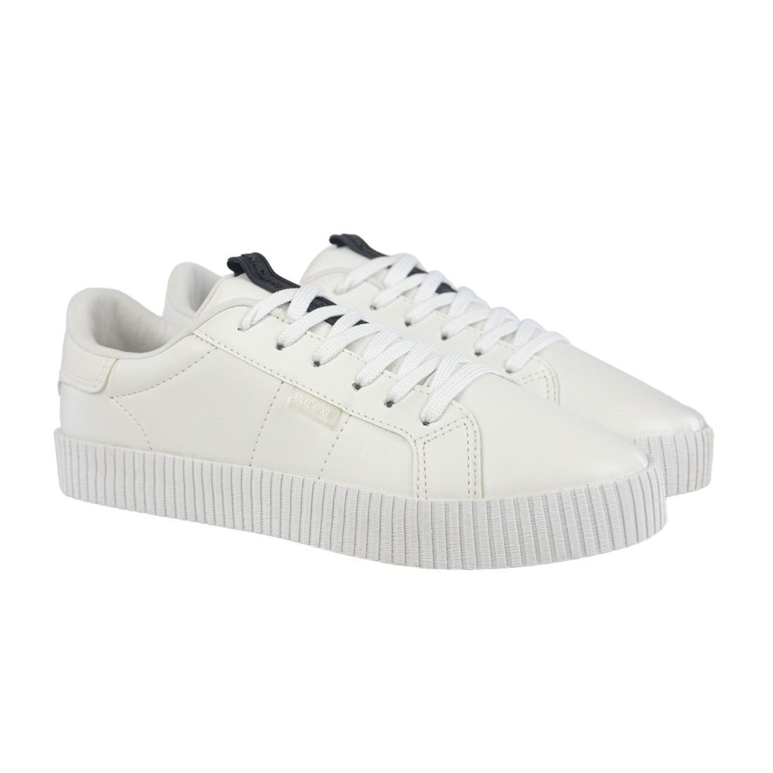 Tenis Anacapri Recortes E Pespontos Lateral Branco 2