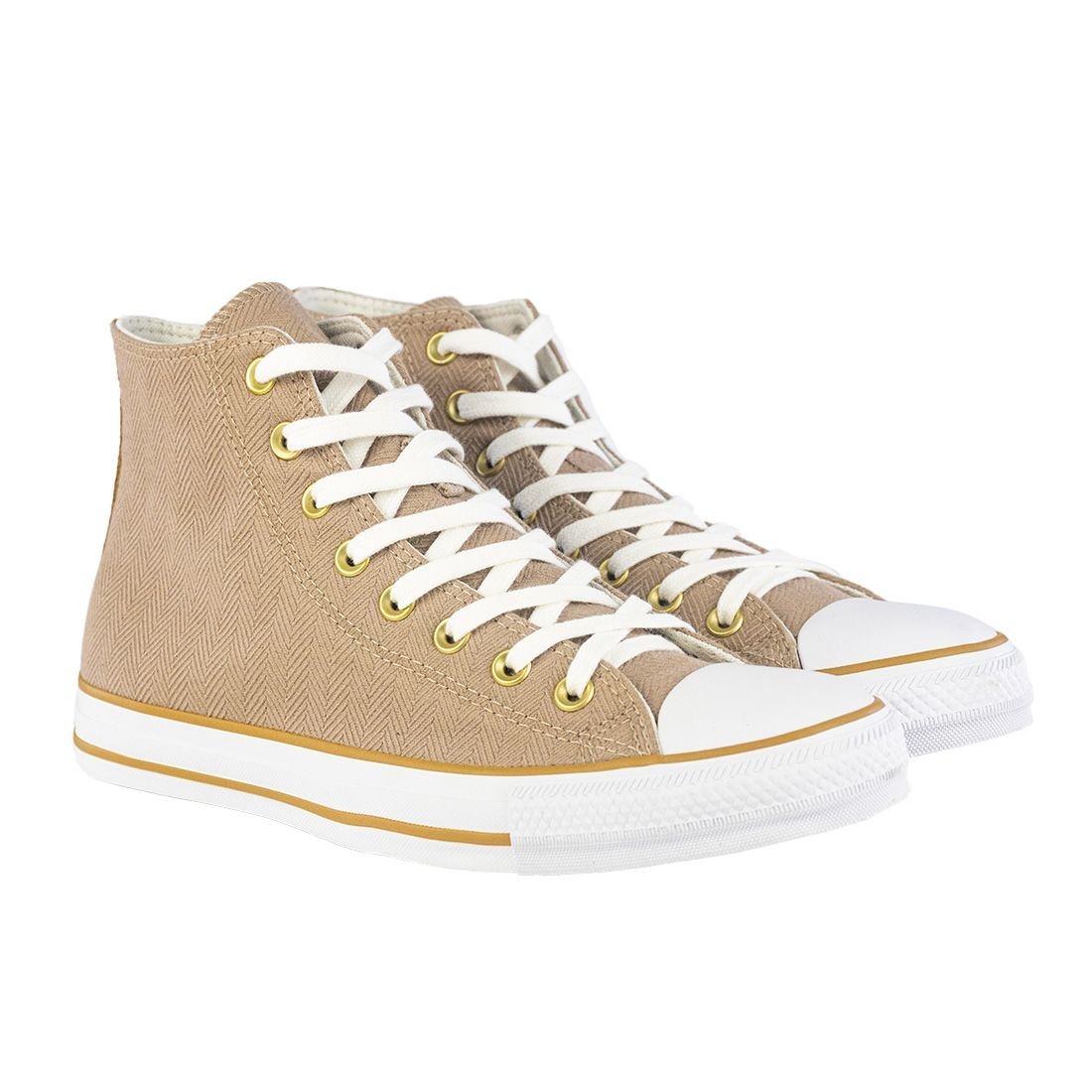 Tênis Converse Chuck Taylor All Star Play On Bege 3