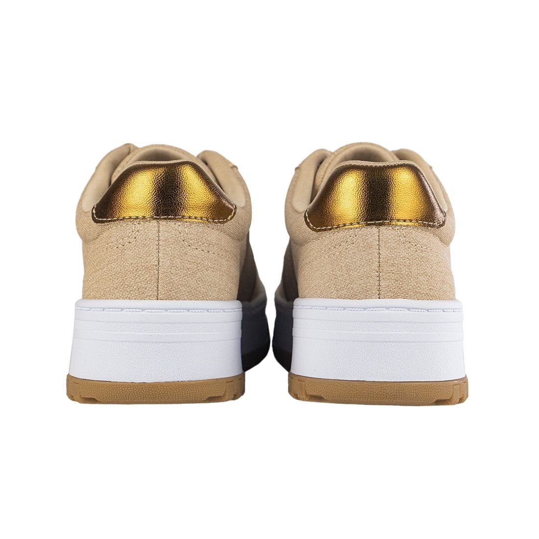 Tênis Ramarim Plus Sola Reta Bege 3