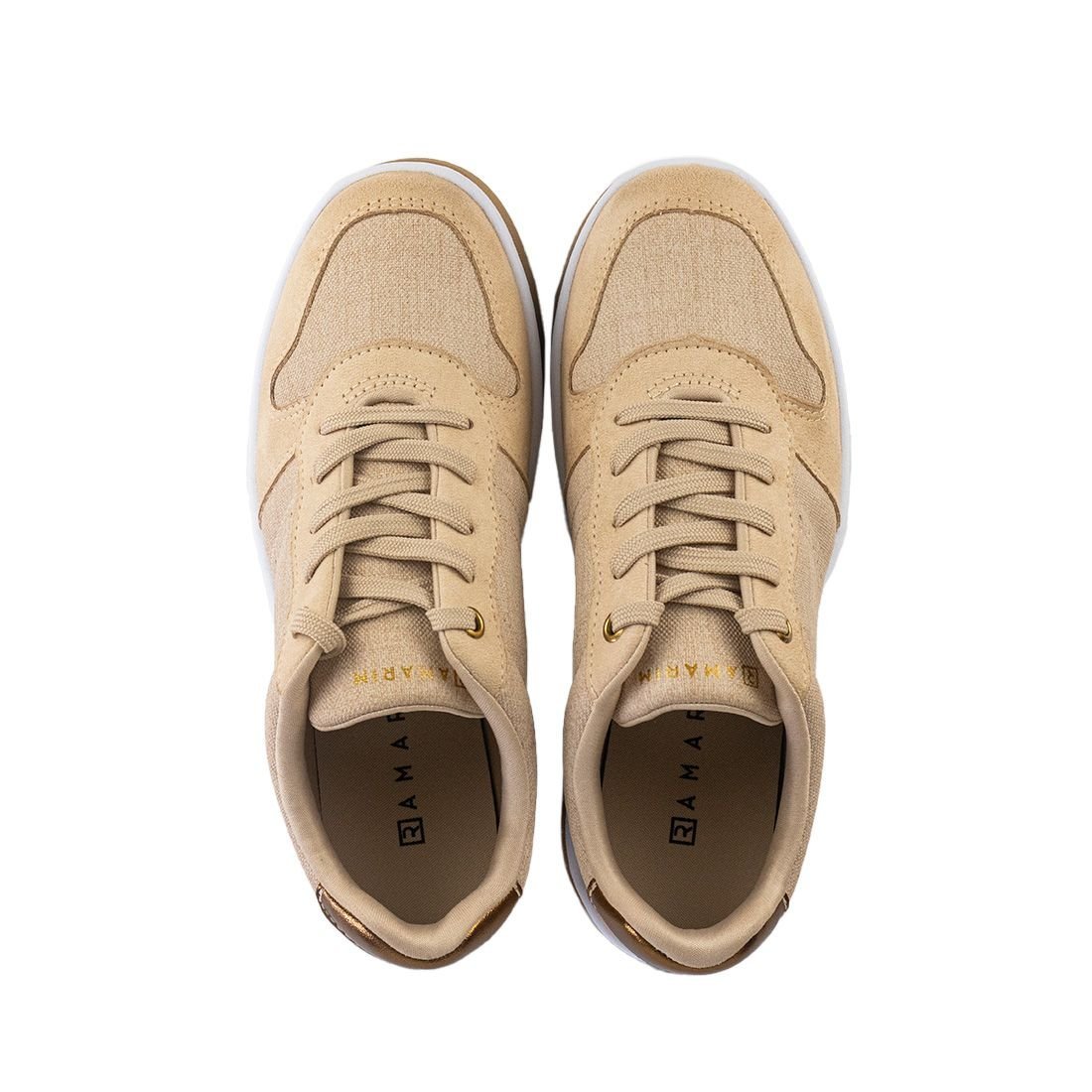Tênis Ramarim Plus Sola Reta Bege 5