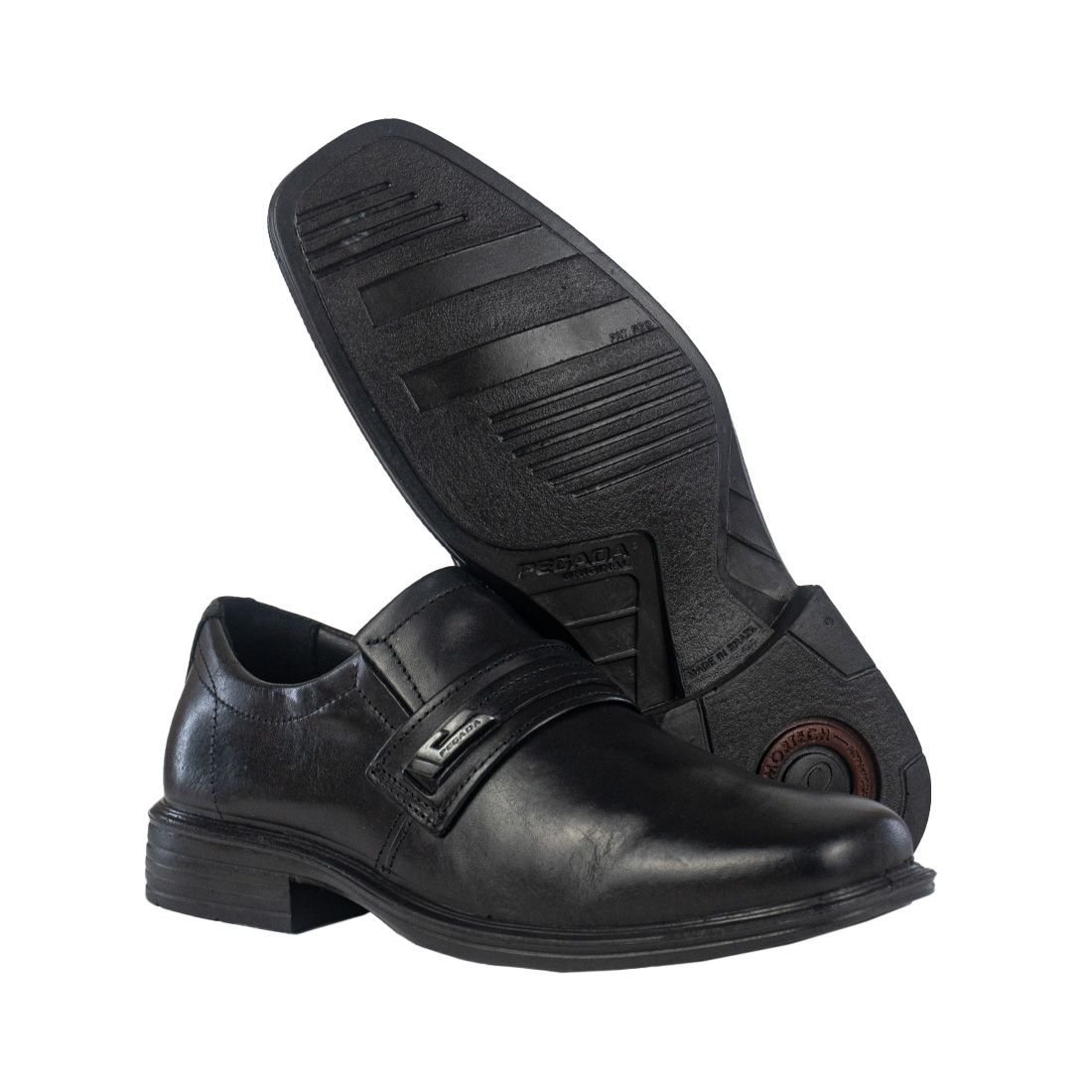 Sapato Pegada Social Calce Fácil Preto 4