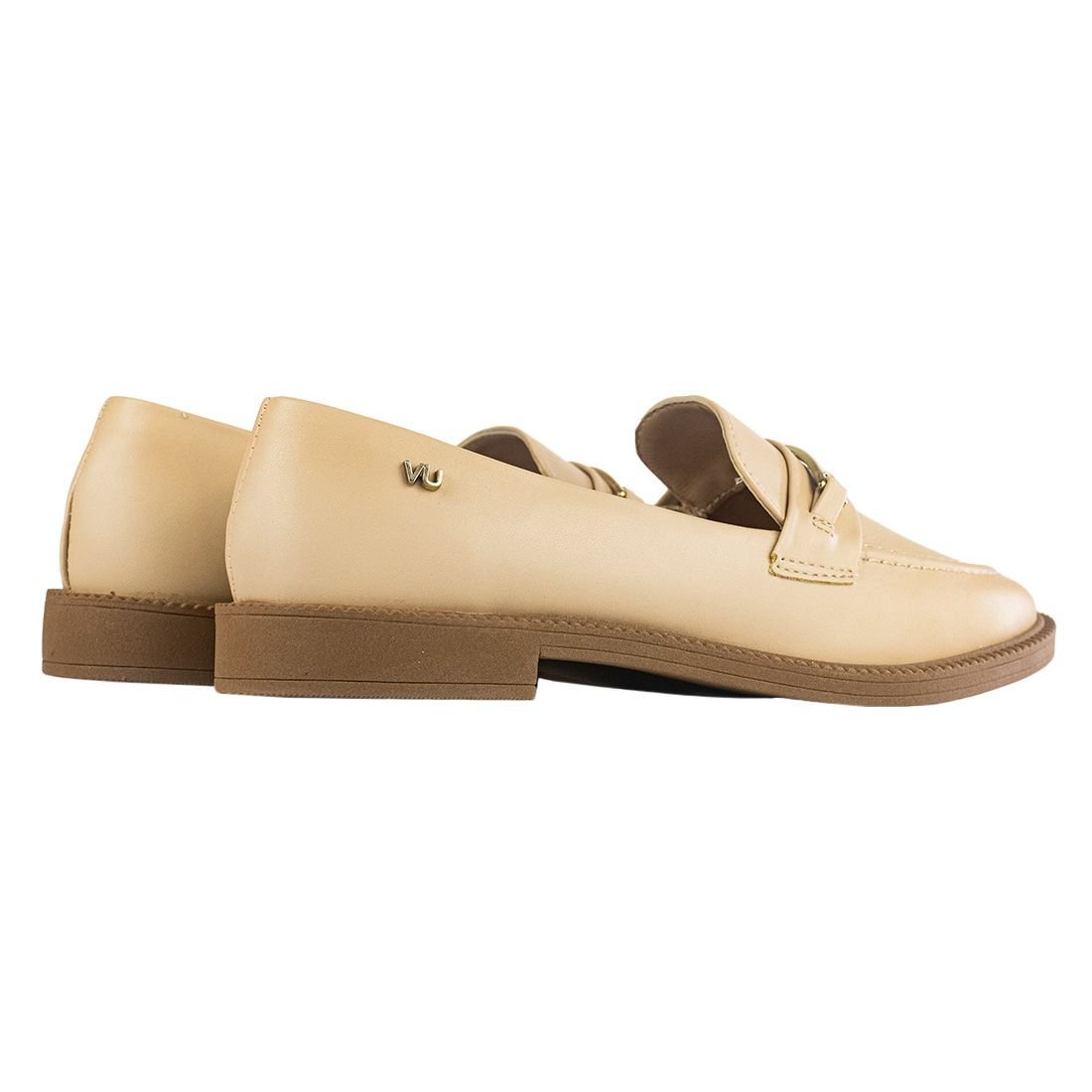 Mocassim  Via Uno Loafer Confort Bege 3