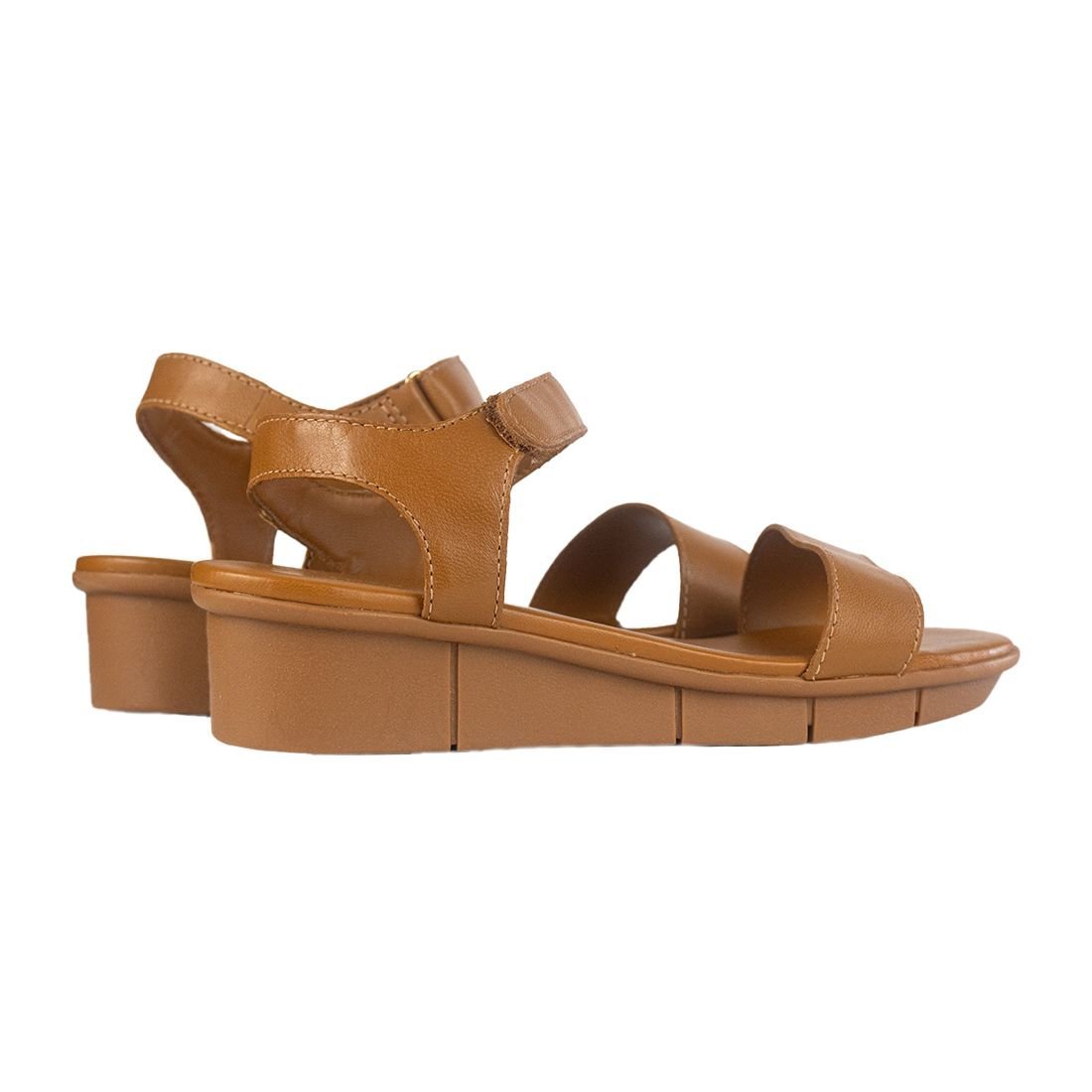 Sandália Arezzo Flatform Marrom 3