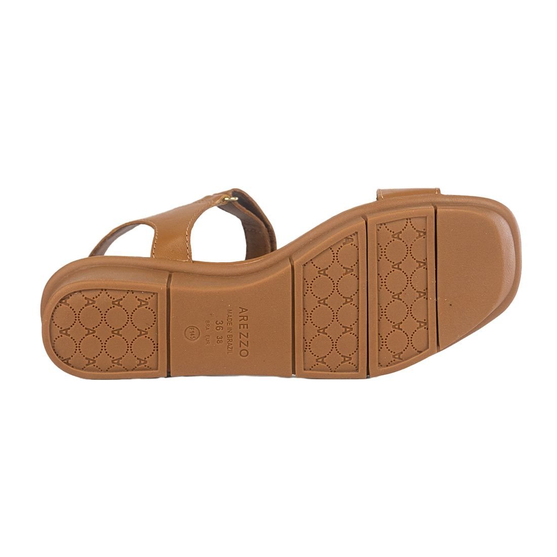 Sandália Arezzo Flatform Marrom 4