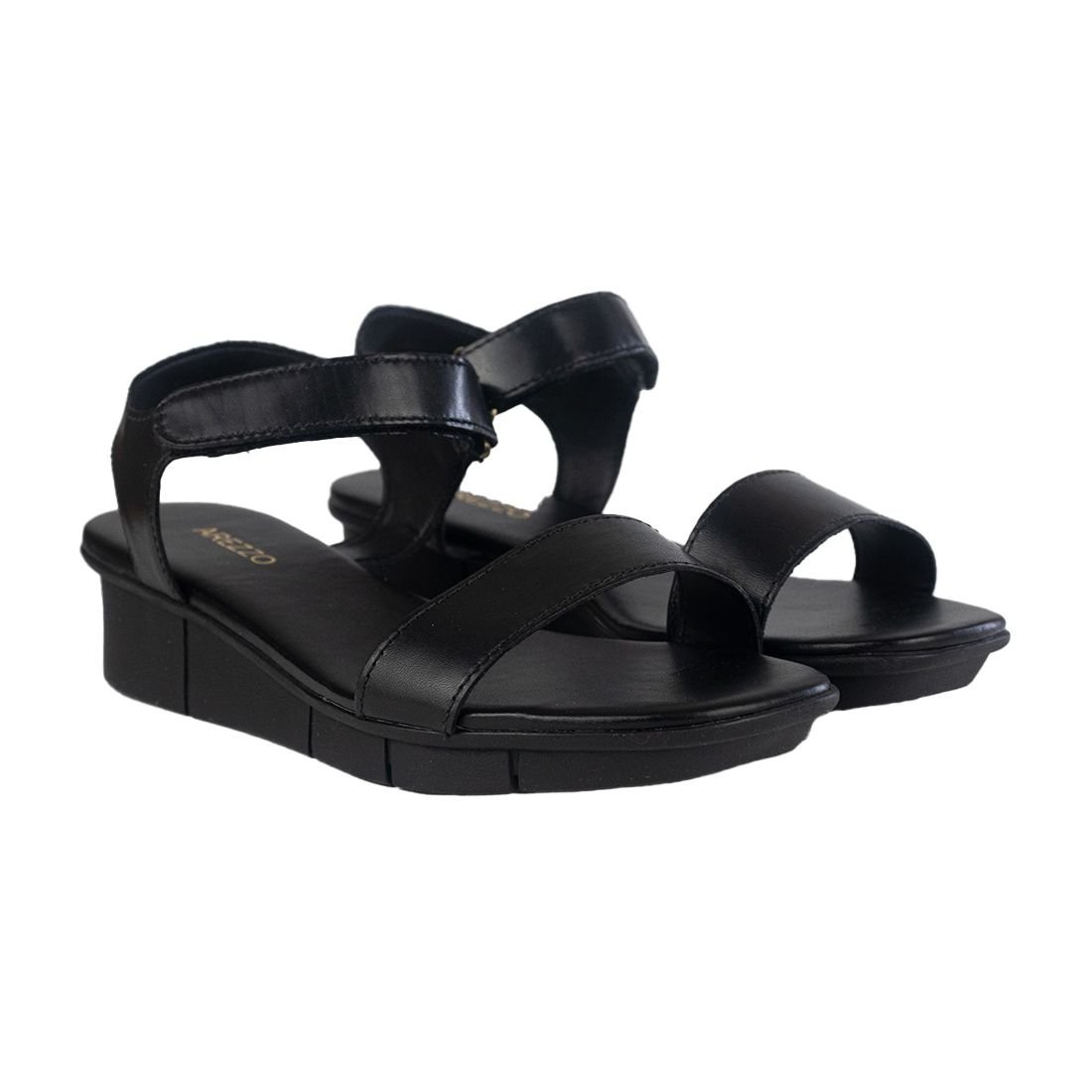 Sandália Arezzo Flatform Preto 2