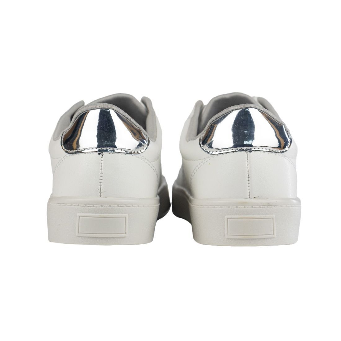 Tênis Via Uno Casul Refletivo Branco 3