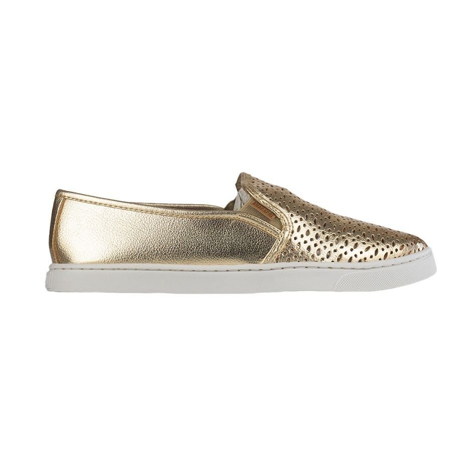 Tênis Anacapri Slip On Dourado 1