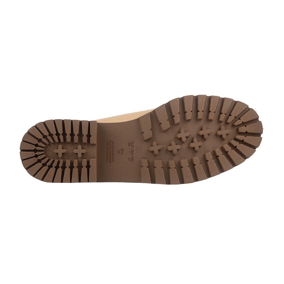 Mocassim Via Uno Tratorado com Corrente Bege 4