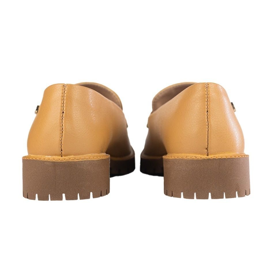 Mocassim Via Uno Loafer Tratorado  Bridão Marrom 3