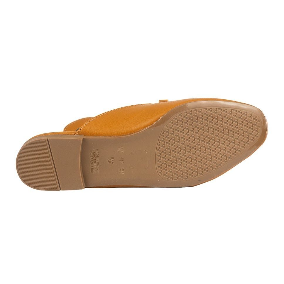Mocassim Mule Via Uno Fivela Marrom 4