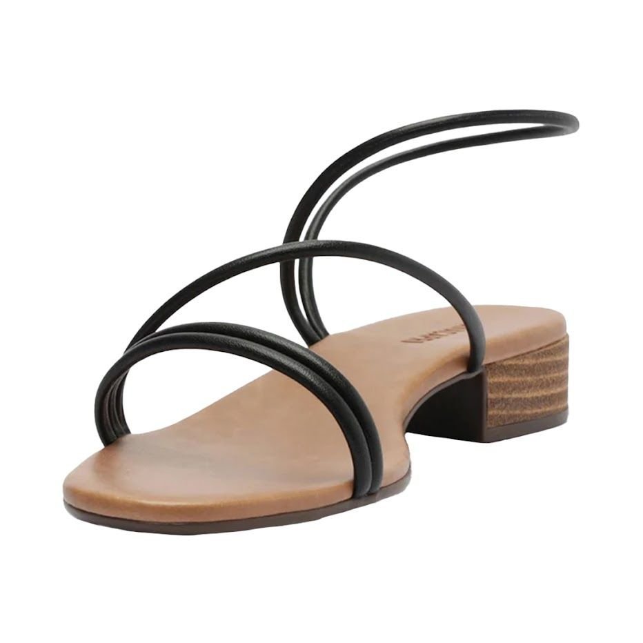 Sandália Anacapri Salto Bloco Tiras Finas Preto 4