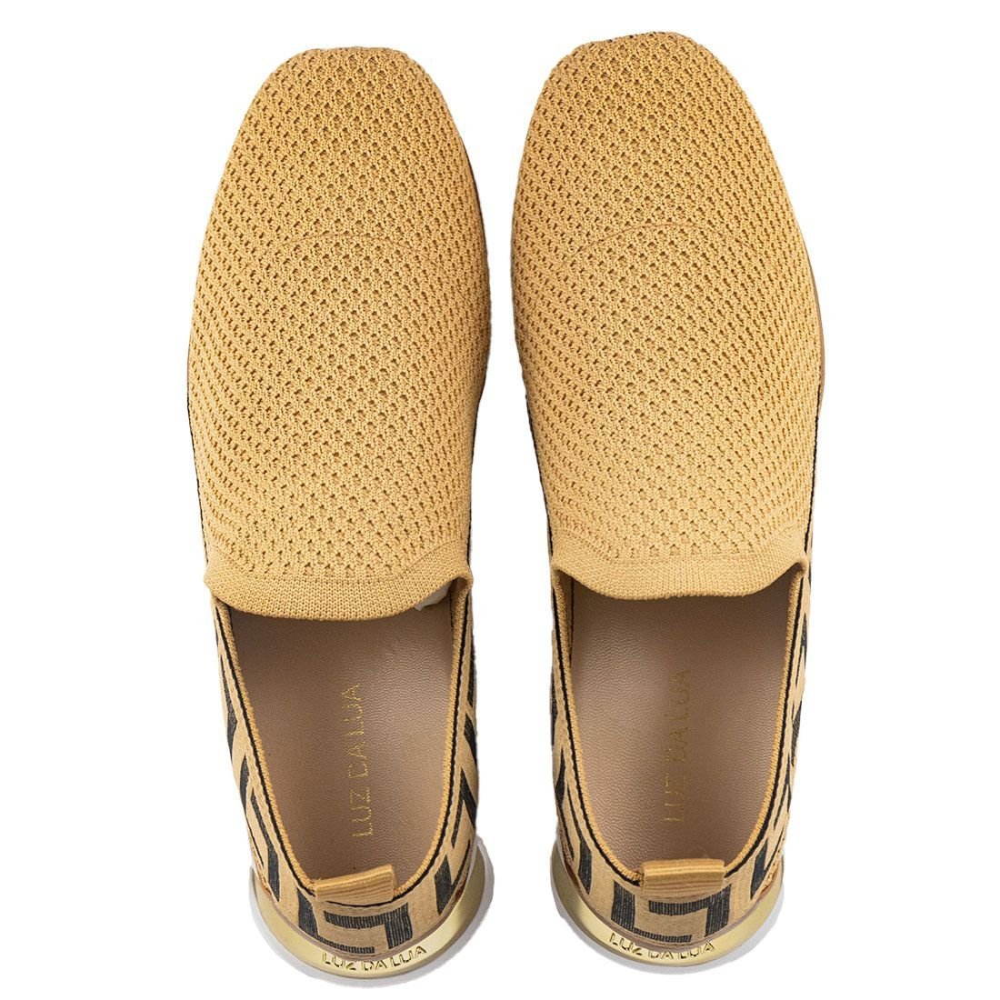 Tênis Space Luz da Lua Knit Gorgurão Bege 5