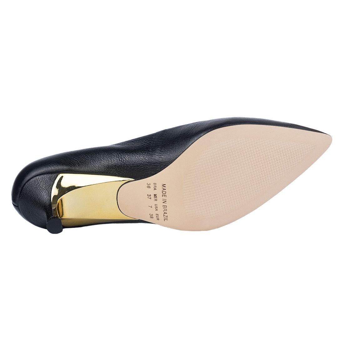 Sapato Scarpin Luz da Lua Preto 4