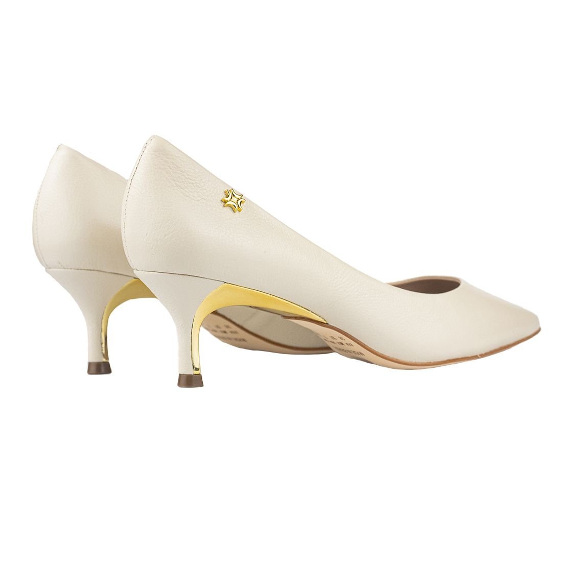 Sapato Scarpin Luz da Lua Panna Branco 3