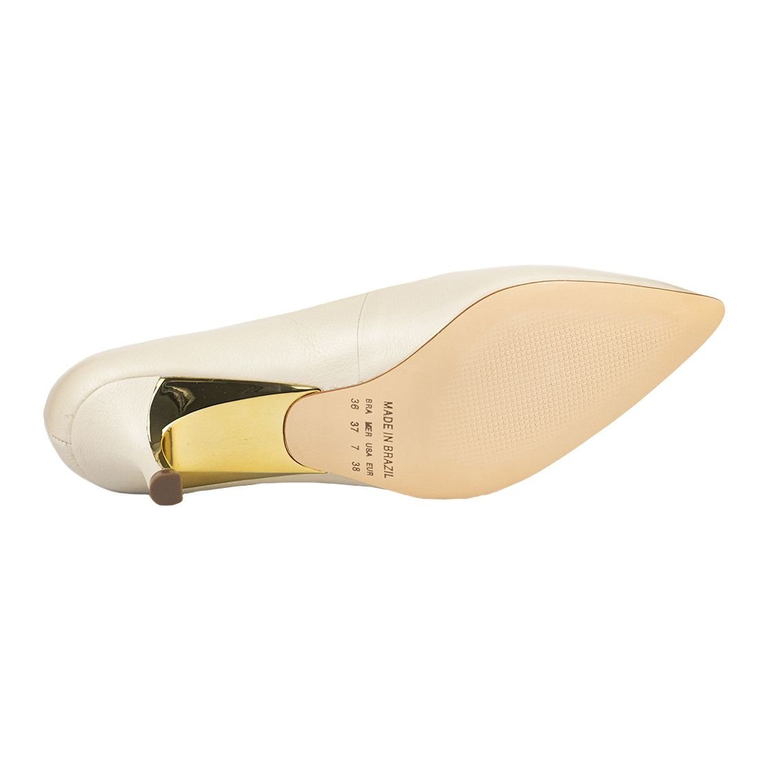 Sapato Scarpin Luz da Lua Panna Branco 4