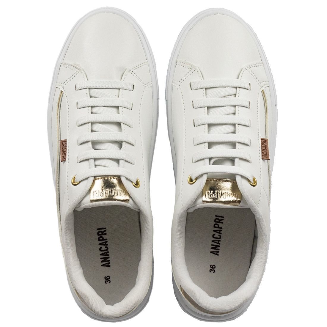 Tênis Anacapri Recortes Firenze Branco 5