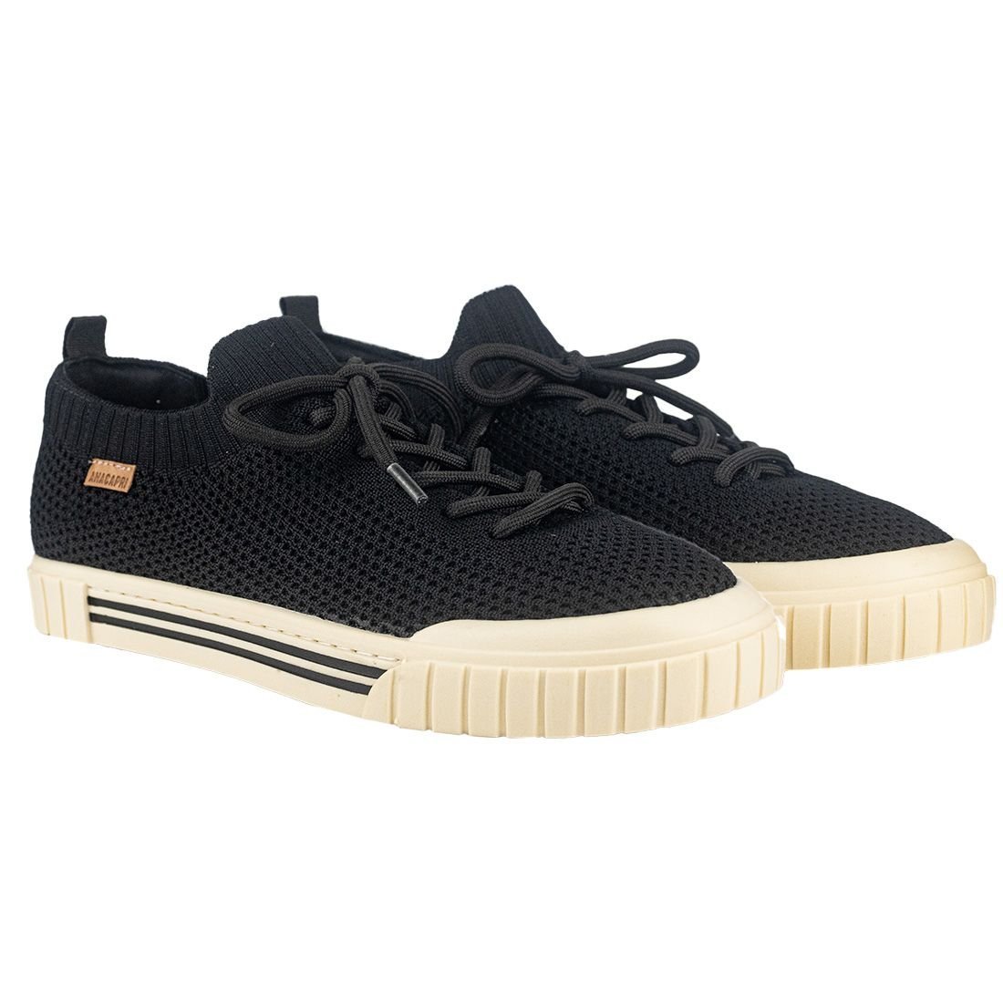 Tênis Anacapri Knit Alê Preto 2