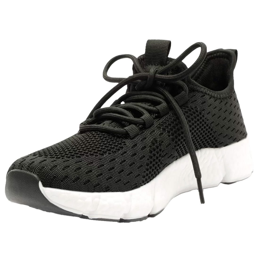 Tênis Anacapri Knit Sporty Ultra Leve Preto 4