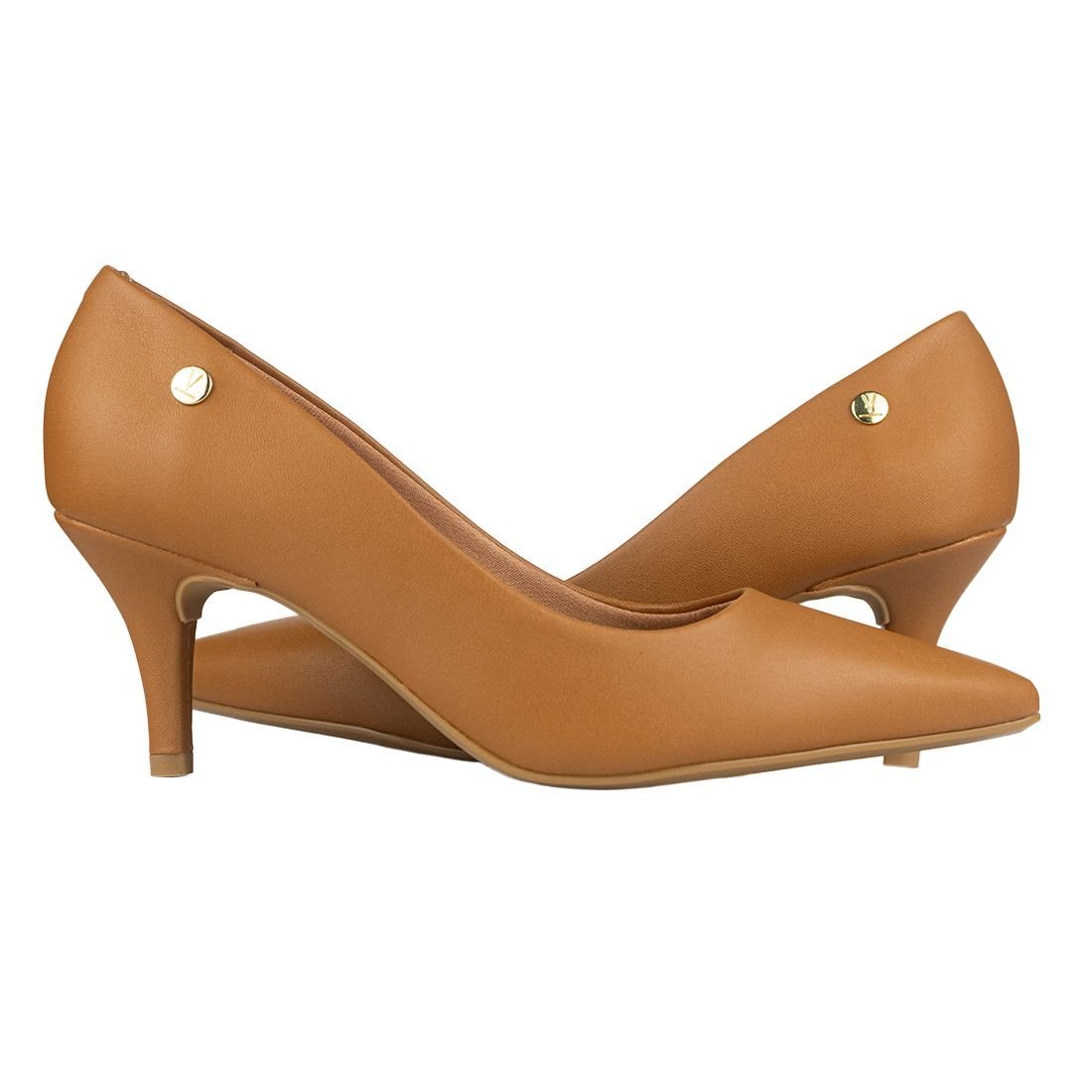 Scarpin Vizzano Bico Fino Marrom 2