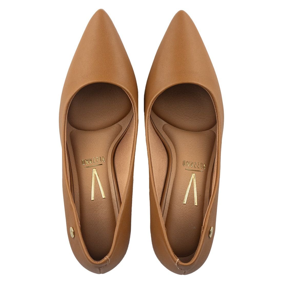 Scarpin Vizzano Bico Fino Marrom 4