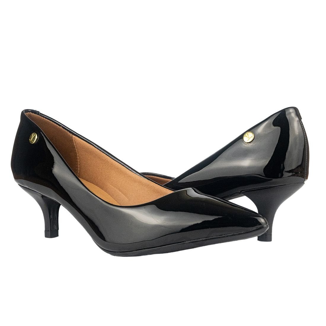 Scarpin Vizzano Bico Fino Preto 2