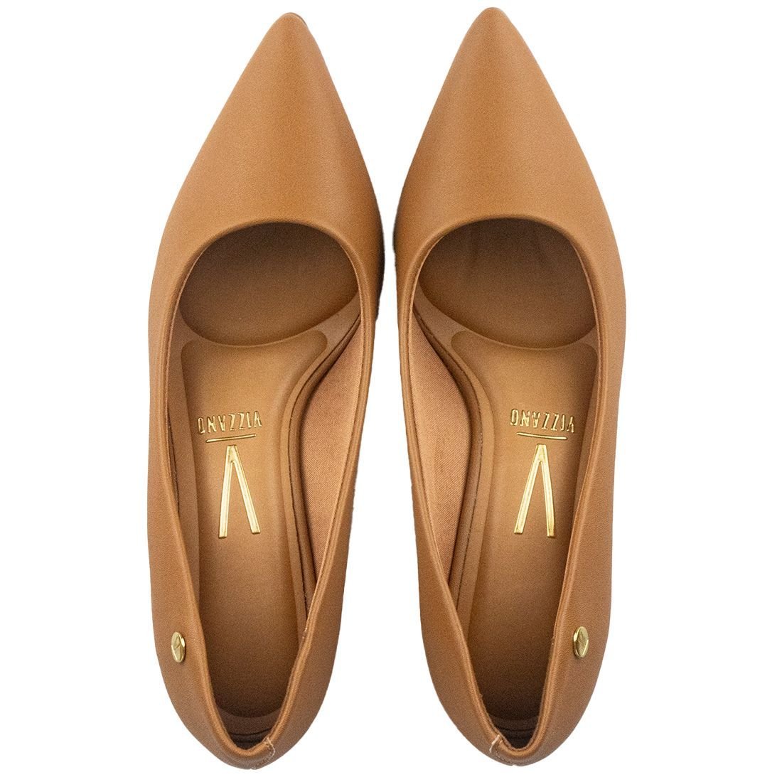Scarpin Vizzano Bico Fino Marrom 5