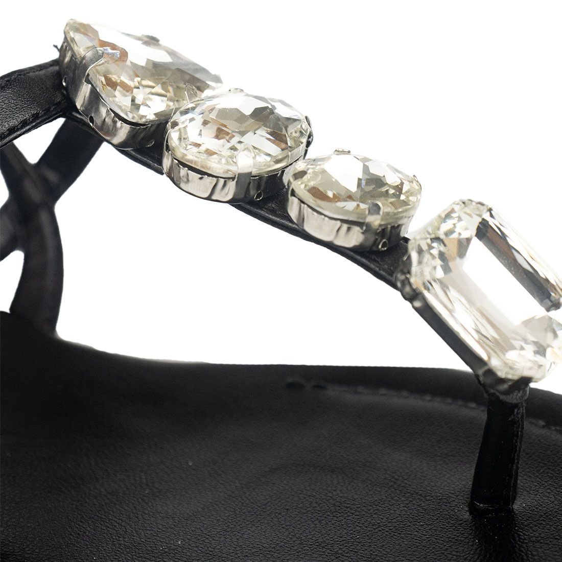 Sandália Arezzo Slim Tiras Detalhe Metal Preto 6