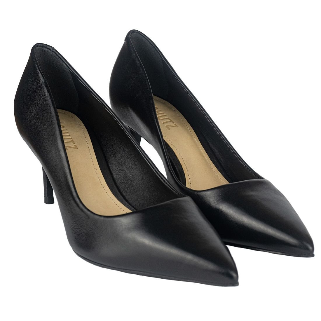 Sapato Scarpin Schutz Salto Médio Lena Low Preto 2