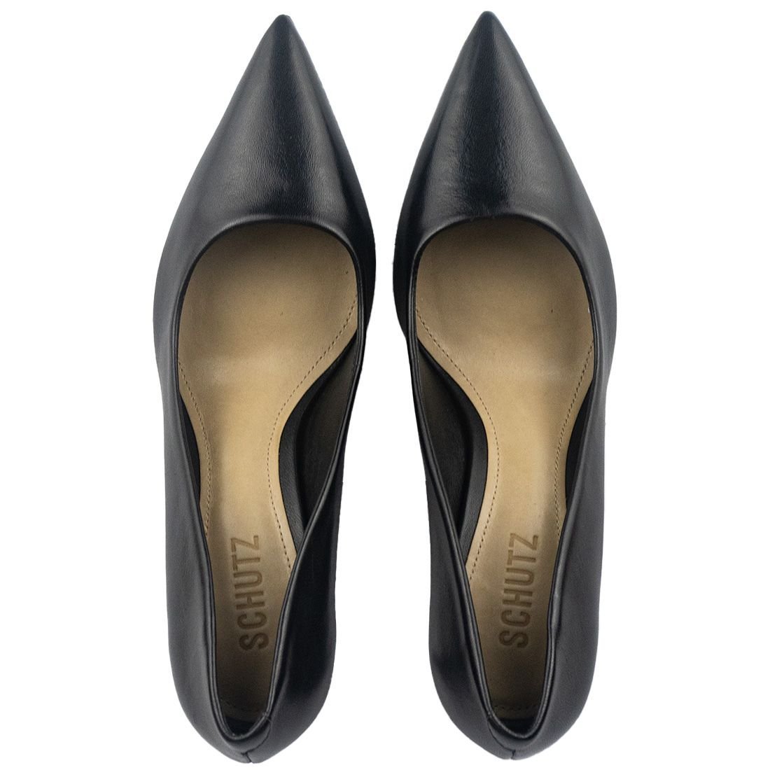 Sapato Scarpin Schutz Salto Médio Lena Low Preto 5