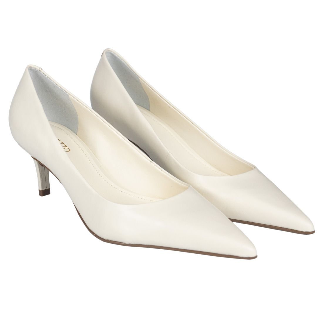 Sapato Scarpin Arezzo Salto Baixo Branco 2