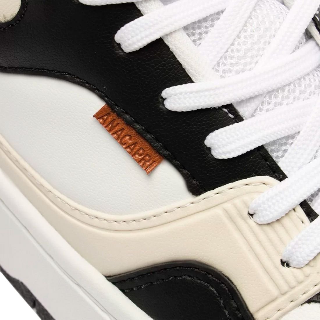 Tênis Anacapri Emma Branco/Preto 4