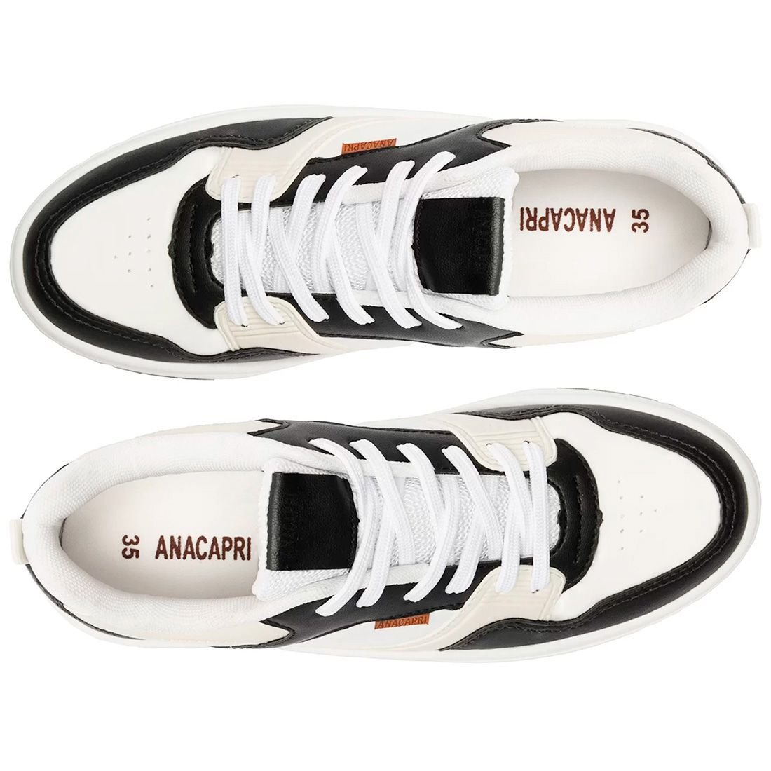 Tênis Anacapri Emma Branco/Preto 6
