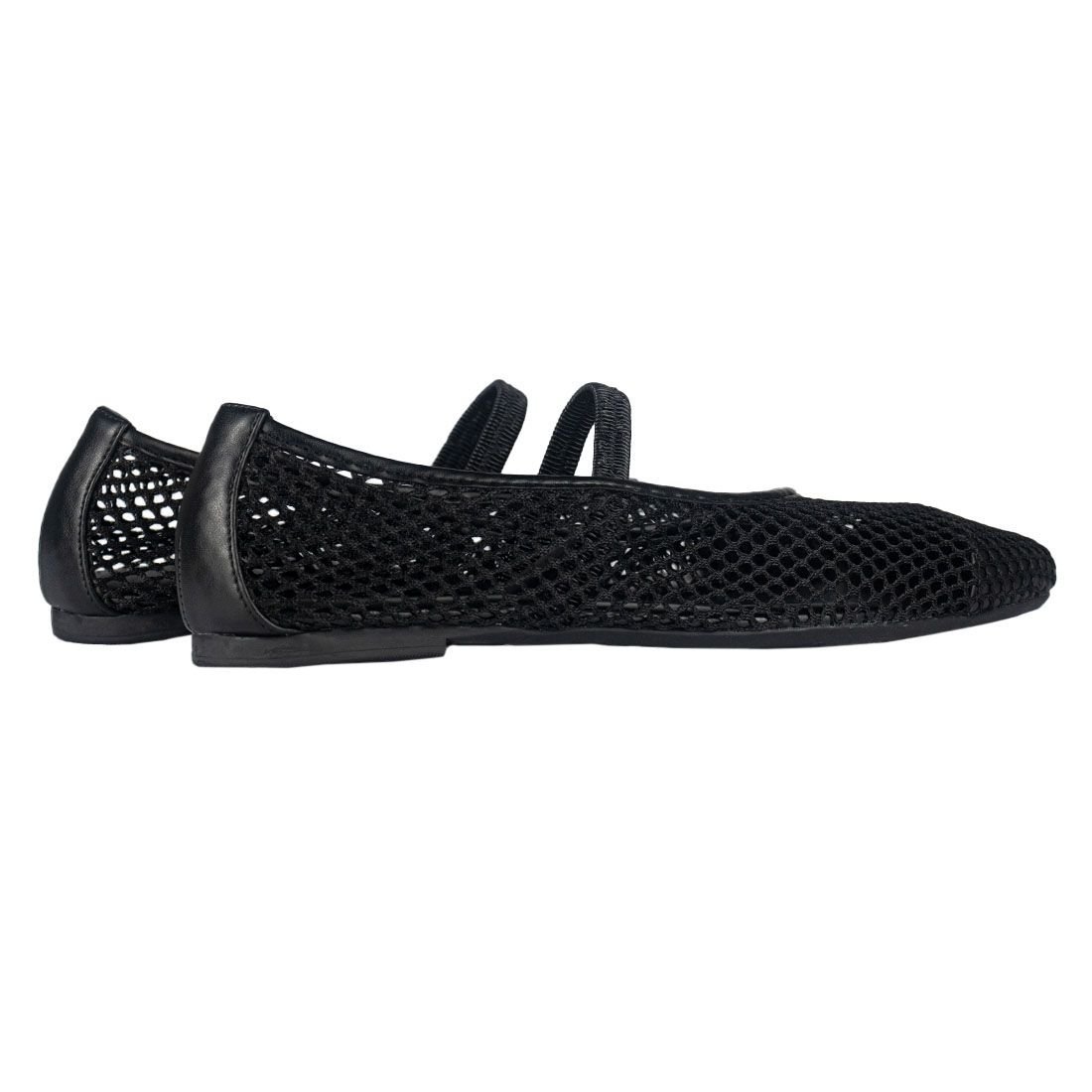 Sapatilha Anacapri Tela Transparência Preto 3