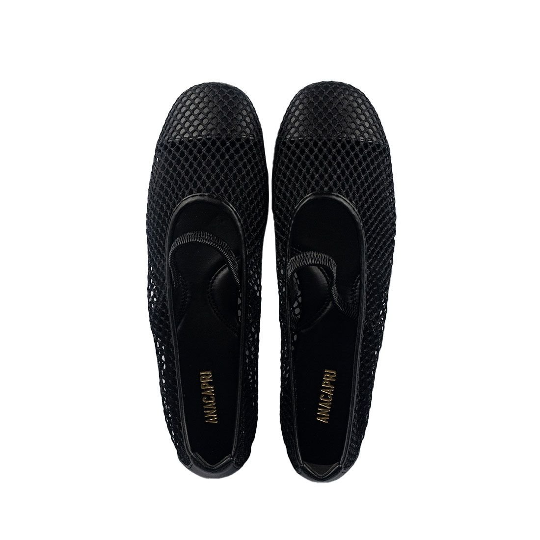 Sapatilha Anacapri Tela Transparência Preto 5