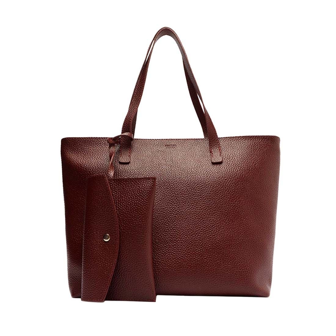 Bolsa Arezzo Shopping Mercato Pouch Grande Vinho 1