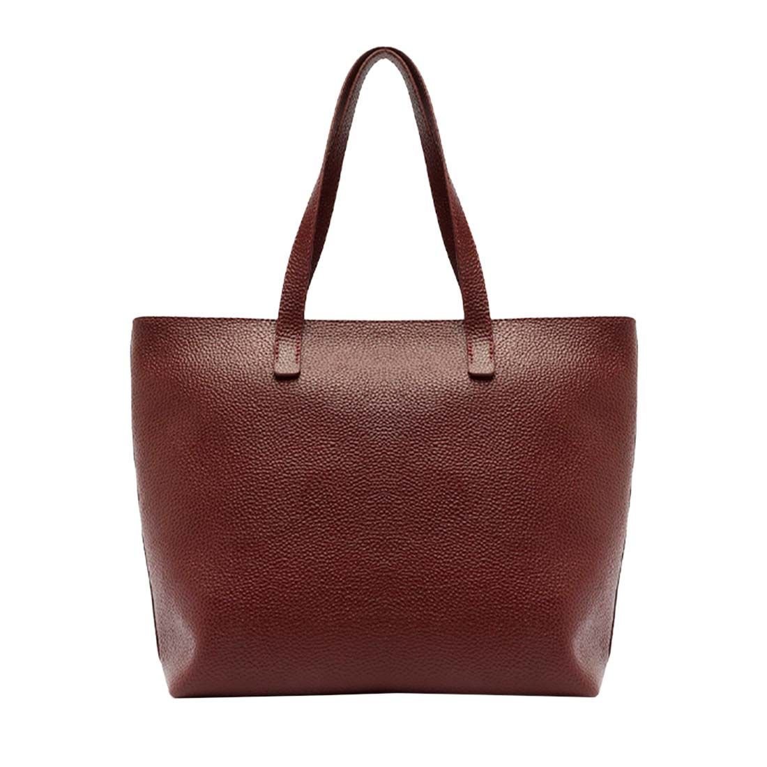 Bolsa Arezzo Shopping Mercato Pouch Grande Vinho 2