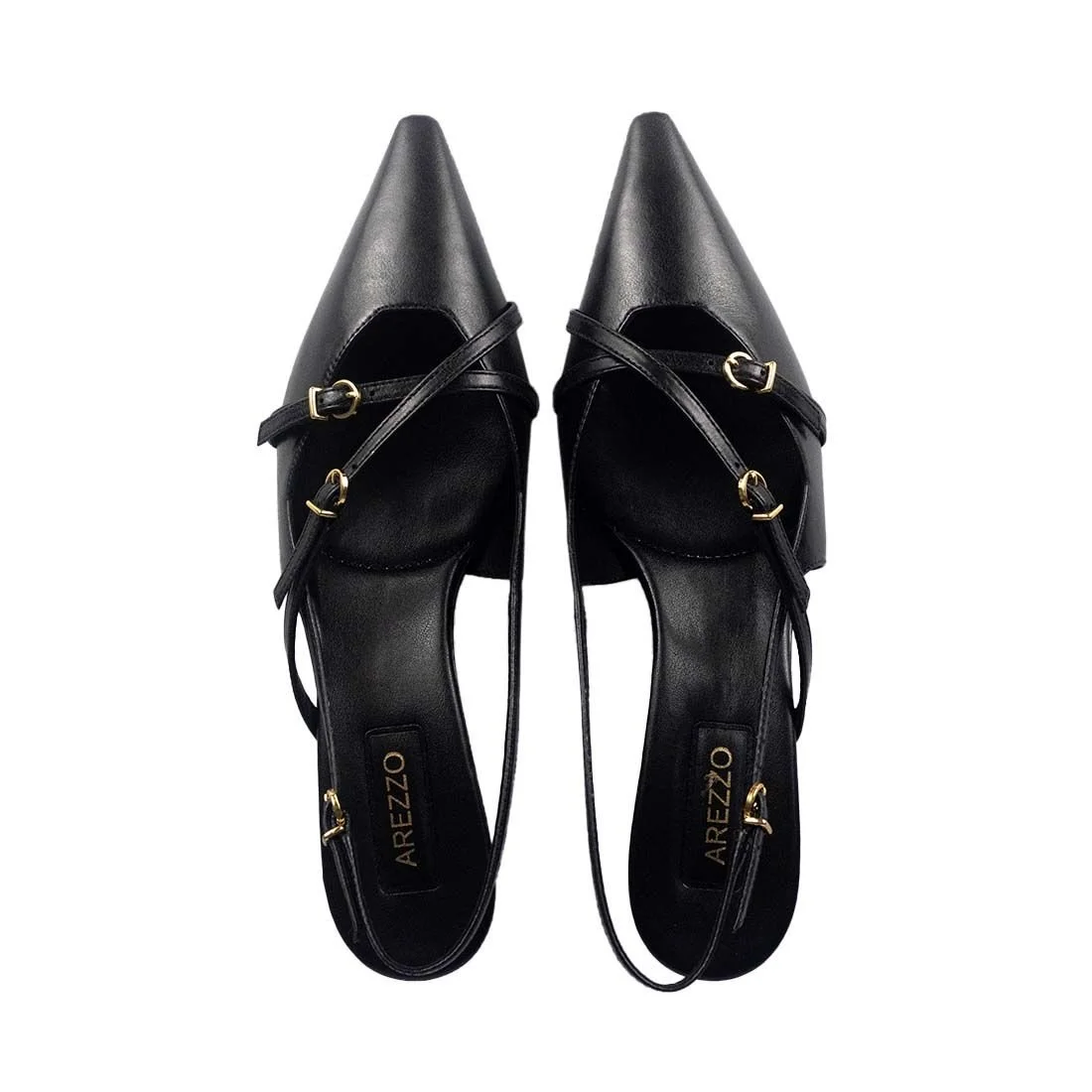 Sapato Scarpin Arezzo Slingback Preto 6
