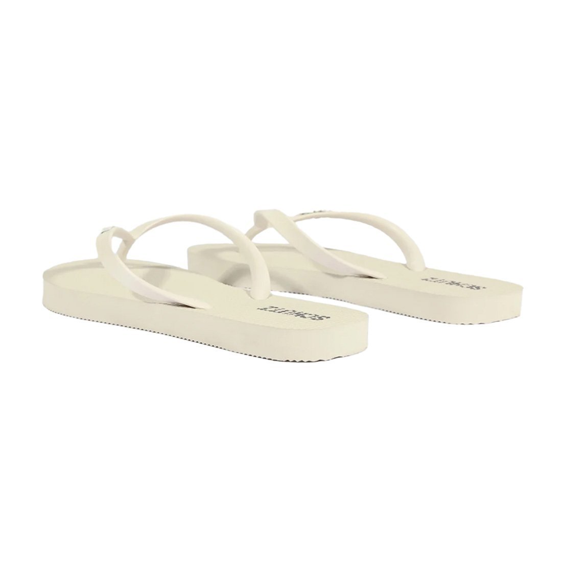 Chinelo Schutz Jellys Basic Bico Redondo Branco 4