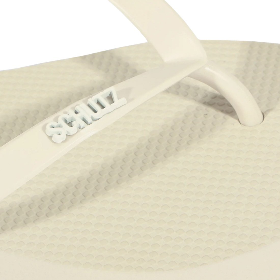 Chinelo Schutz Jellys Basic Bico Redondo Branco 6