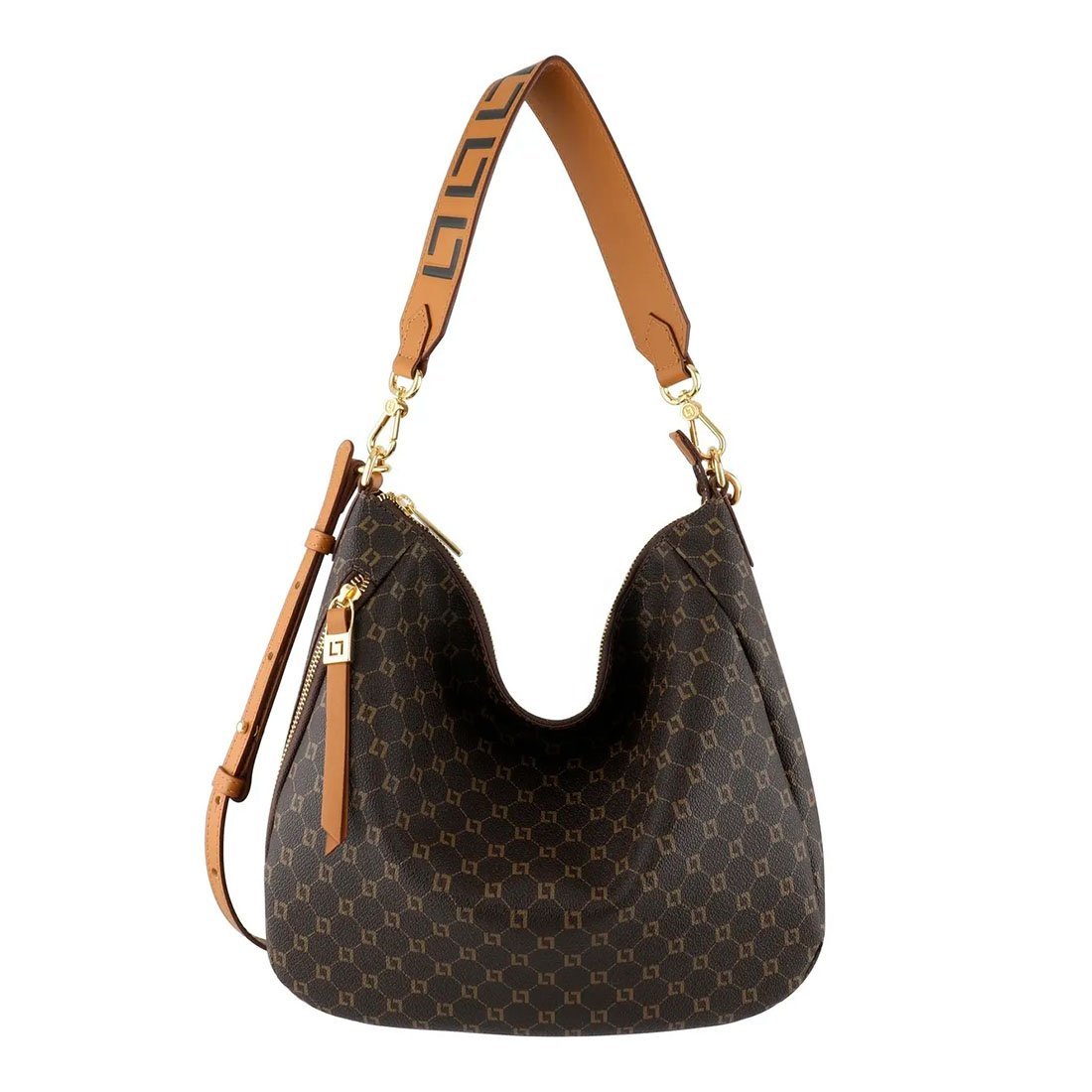 Bolsa Luz da Lua Hobo Grande Monograma Mocca Marrom 2