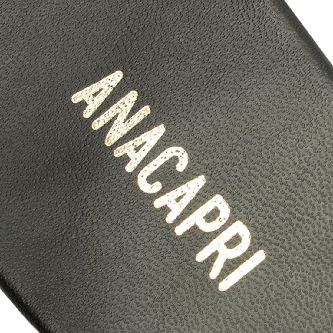 Sandália Rasteira Anacapri Corrente Slim Preto 5