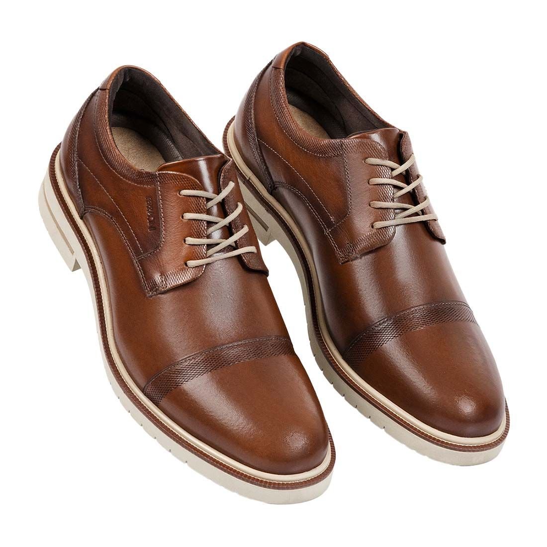 Sapato Casual Ferracini Firenze Lille Recorte Marrom 2