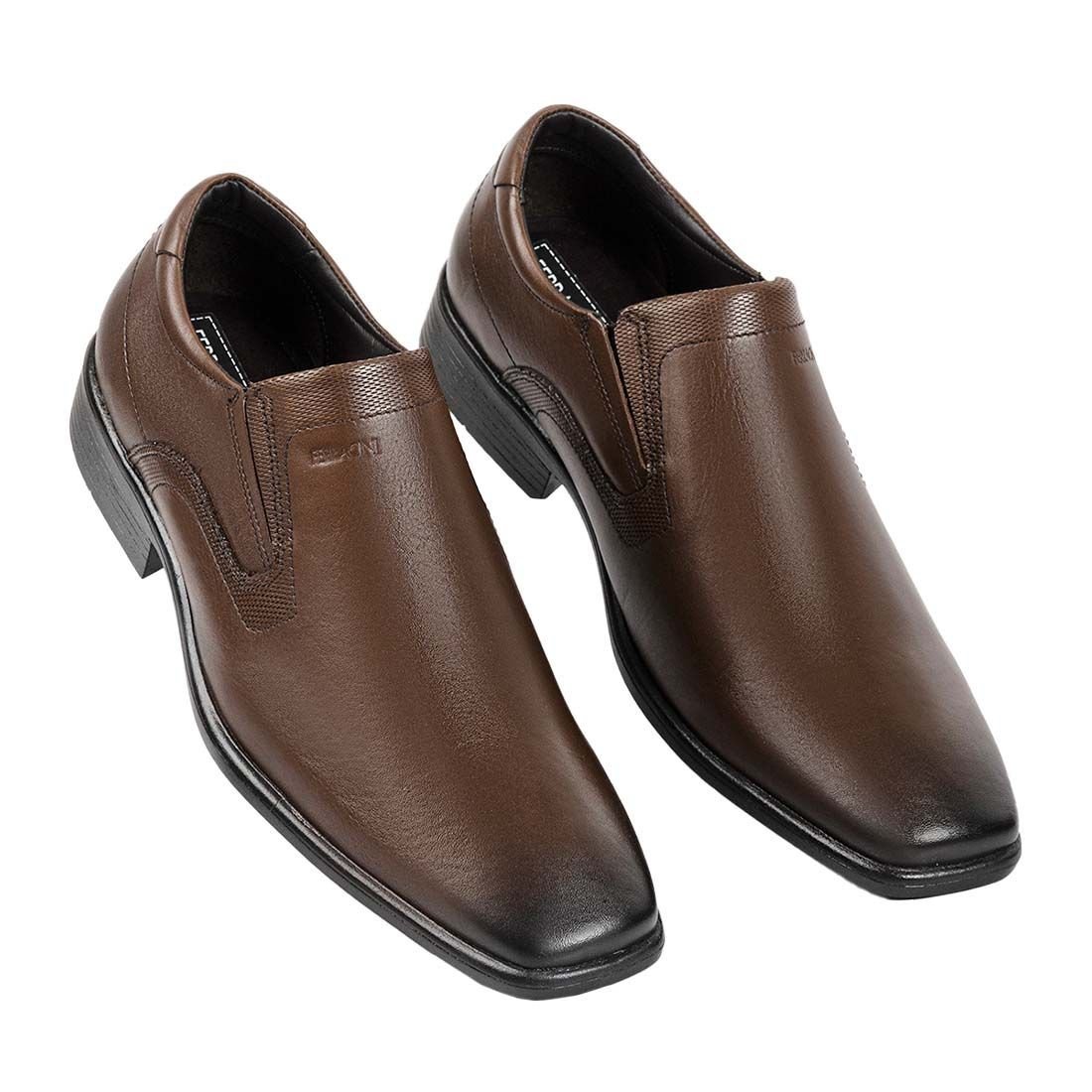 Sapato Ferracini Melnik Gold Plus Sem Cadarço Marrom 2