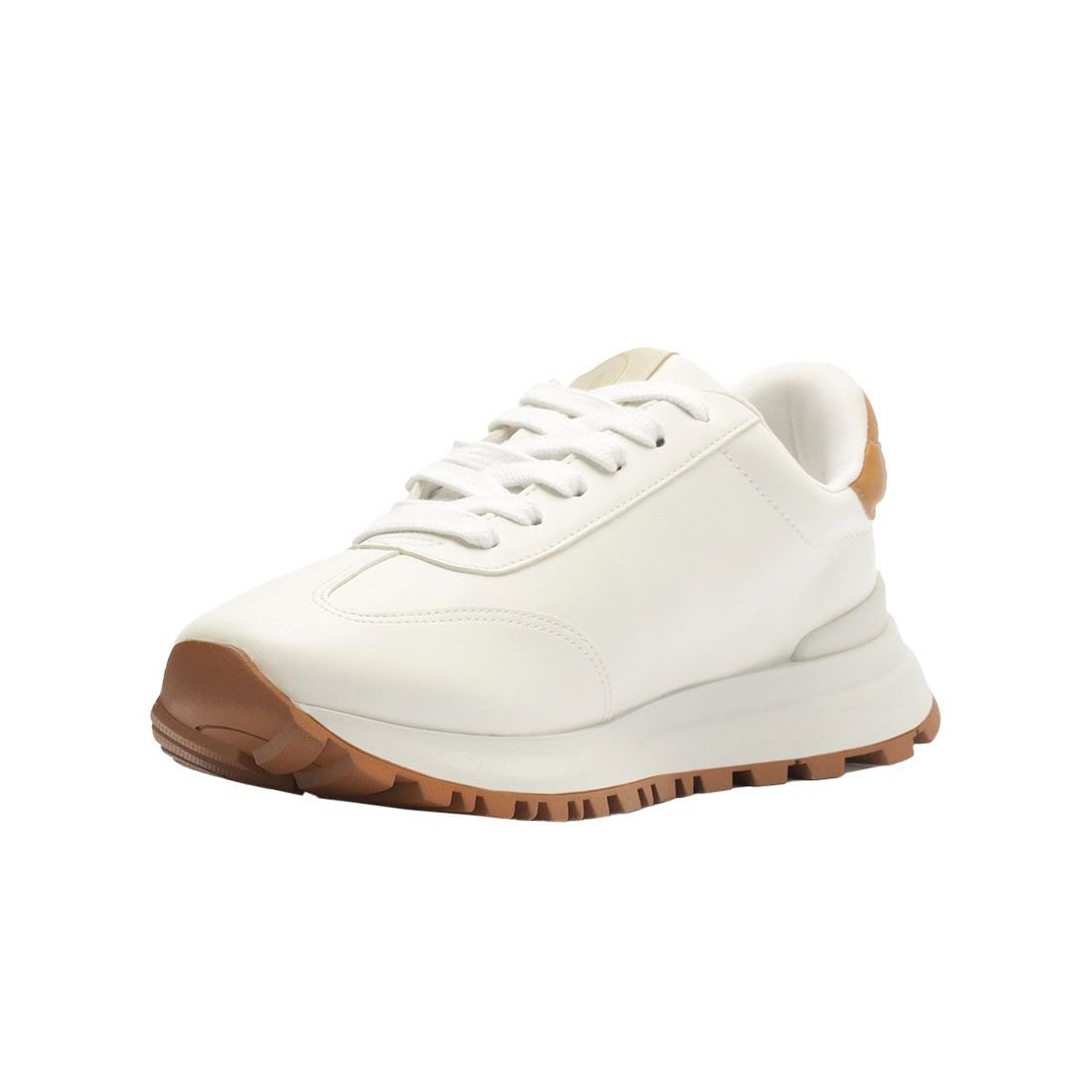 Tênis Anacapri Miss Port Branco/Caramelo 3