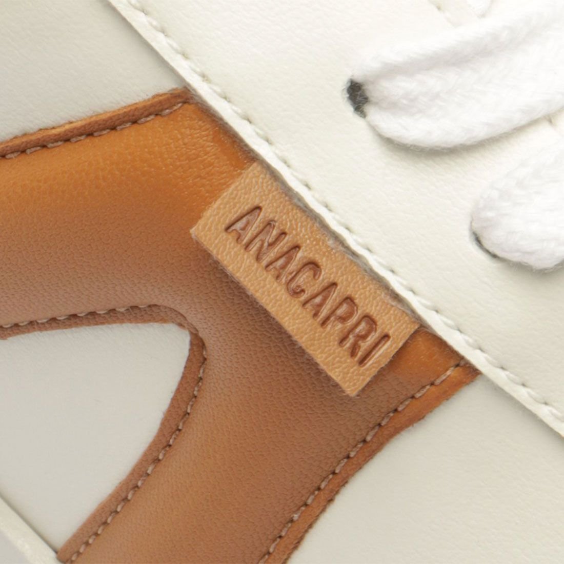 Tênis Anacapri Miss Port Branco/Caramelo 4