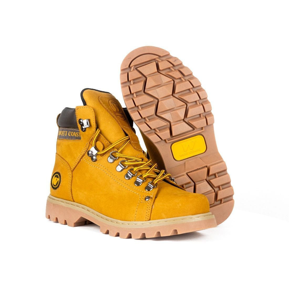 Bota West Coast Worker Caramelo 5